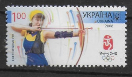 UKRAINE   N° 860  * *   Jo 2008 Tir A L Arc - Archery