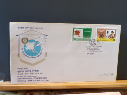 107/275B  FDC INDIA ROTARY - Rotary, Club Leones