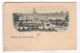 ALLEMAGNE - Gruss Aus KARLSRUHE - Schloss - Leo Braun's Abreiss-Postkarten Verlag - Karlsruhe