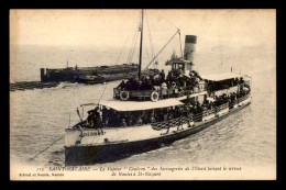 BATEAUX - LE VAPEUR COUERON DES MESSAGERIES DE L'OUEST - SERVICE DE NANTES A ST-NAZAIRE - Sonstige & Ohne Zuordnung