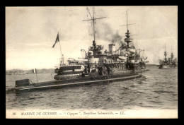 BATEAUX DE GUERRE - TORPILLEUR SUBMERSIBLE "CIGOGNE" - Krieg