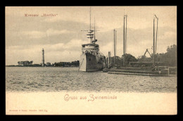 BATEAUX DE GUERRE - ALLEMAGNE - KREUZER "HERTHA" - DEUTCHLAND - Krieg