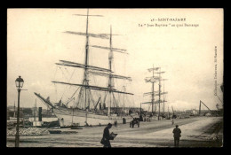 VOILIERS -  LE "JEAN-BAPTISTE" AU QUAI DEMANGE, ST-NAZAIRE - Sailing Vessels