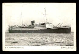 PAQUEBOTS - N.V. ROTTERDAMSCHE LLOYD -   LE "DEMPO" - Steamers