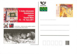 CDV 142 Czech Republic - Vysoke Myto/Hohenmauth Stamp Exhibition 2011 Mucha Motif - Philatelic Exhibitions