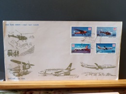 107/276B  FDC INDIA - Flugzeuge