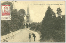 Autres & Non Classés. Laeken, Allée Du Parc Et Monument Leopold 1er. - Sonstige & Ohne Zuordnung