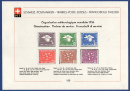 Organisation Météorologique Mondiale (OMM) (DDD062) - Dienstmarken