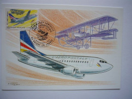 Avion / Airplane / AIR FRANCE - L'AÉROPOSTALE / Boeing 737 / Carte Maximum - 1946-....: Era Moderna