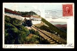 ETATS-UNIS - SUMMIT OF MT TAMALPAIS - MOUNTAIN TRAIN LEAVNG THE TAVERN - Andere & Zonder Classificatie