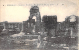 26943 " VOLUBILIS-BASILIQUE D'ADRIEN-VUE GÉNÉRALE-58 ANS APRÈS J.C. " ANIMÉ-VERA FOTO-CART.POST. NON  SPED. - Autres & Non Classés