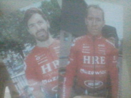 CYCLISME 2023 : 2 Photos TEAM HRE MAZOWSZE POLOGNE : GROSU + STACHOWIAK - Wielrennen