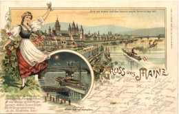 Gruss Aus Mainz - Litho - Mainz