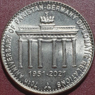 Pakistan 70 Rupees, 2021 70 Diplomacy With Germany UC109 - Pakistán