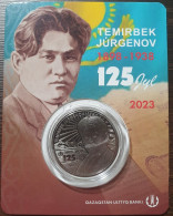 Kazakhstan 100 Tengi, 2023 T. Jurgenov 125 UC395 Card - Kasachstan