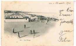 34  SETE CETTE  LA  PLAGE  1901 - Sete (Cette)