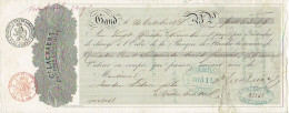 GAND 1874 - Mandat De Ct. LACHAERT Denrées Coloniale Pour VANDERLINDEN Fils Négociant à NEDERBRAKEL - 1800 – 1899