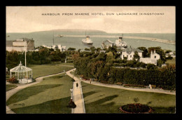 IRLANDE - HARBOUR FROM MARINE HOTEL DUN LAOGHAIRE - KINGSTOWN - Altri & Non Classificati
