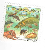 Czech Republic 2024 -   Aquatic Fauna And Flora, 1 Stamp,  MNH - 2024