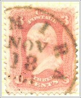 USA 1861 3c Washington Used. - Gebruikt