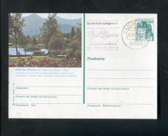 "BUNDESREPUBLIK DEUTSCHLAND" 1978, Bildpostkarte Mit Bildgleichem Stempel Ex "BAD WIESSEE" (A2016) - Geïllustreerde Postkaarten - Gebruikt