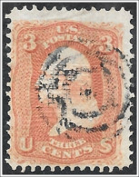 USA 1861 3c Washington Used. - Used Stamps