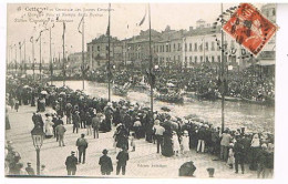 34  SETE CETTE VUE GENERALE DES JOUTES SETOISES   1913 - Sete (Cette)