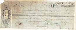 LIEGE 1850 - Mandat De H. DESSAIN Editeur-imprimeur à Monsieur DEWILDE Libraire à TIRLEMONT - 1800 – 1899