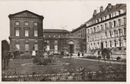 57 - METZ - Jardin Et Sculptures Décoratives Devant Le Palais De Justice  (CPSM Petit Modèle) - Metz