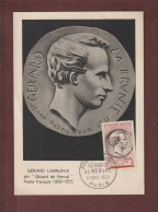 1043 De 1955 - Carte 1er Jour à PARIS Le 11/11/1955 - GÉRARD LABRUNIE . Poète Et Écrivain Français - 2 Scan - 1950-1959