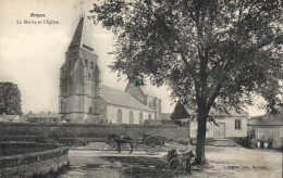 Broyes - La Mairie Et L'église - Sonstige & Ohne Zuordnung