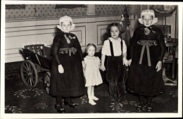 CPA Princesse Margriet Der Niederlande, Kinder, Gruppenbild, Niederländische Tracht, Soestdijk 1949 - Case Reali