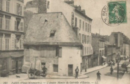 CPA Carte Postale   Paris Vieux Montmartre L'ancien Manoir De Gabrielle D'Estrées - Places, Squares
