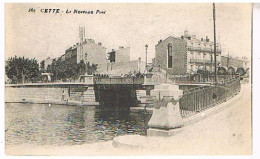 34  SETE CETTE  LE NOUVEAU PONT  1921 - Sete (Cette)