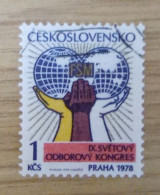 Tchechoslovakia, Year 1978, Cancelled; Kongres - Oblitérés