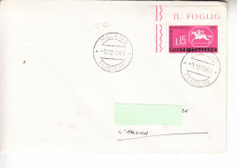 ITALIA  1961 - Sassone   935 - Su Lettera. - 1961-70: Marcofilie