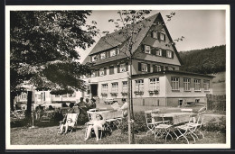 AK Obertal /Kreis Freudenstadt, Gasthof-Pension Zum Engel P. Möhrle Mit Garten  - Freudenstadt