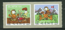 Suisse /Schweiz/Svizzera/Switzerland  // 2014 // Garfield  No. 1518-1519 - Oblitérés