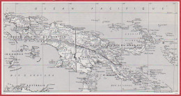 Carte De La Nouvelle Guinée. Larousse 1960. - Historische Documenten