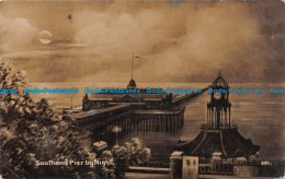 R094631 Southend Pier By Night. 1917 - Monde