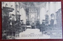 Cpa Diest : Intérieur De L'église Des P.P. Croisiers - Diest