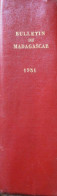 Madagascar BULLETIN DE MADAGASCAR 1951 Complet Janv à Dec , Relier Couvertures Conservées - Geschichte