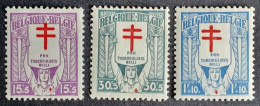 Belgie 1925 Obp-234/236  MNH - Unused Stamps