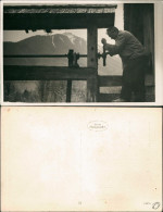 Foto  Arbeiter Am Wehr Im Hochgebirge 1934 Privatfoto - A Identifier