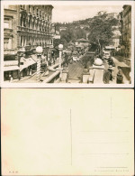 Cartoline Susa Straße Mit Oldtimern Und Terrassen 1933 - Other & Unclassified