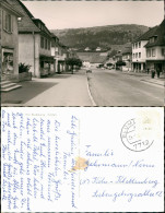 Blumberg Ortsansicht, Straße Mit Geschäften, Im Hintergrund ARAL Tankstelle 1960 - Sonstige & Ohne Zuordnung