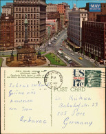 Postcard Cleveland PUBLIC SQUARE, LOOKING EAST, City Of Ohio 1972 - Andere & Zonder Classificatie