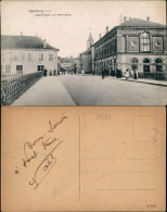 Saarburg (Lothringen) Sarrebourg Mit Markthalle, Straße, Brücke 1922 - Sarrebourg