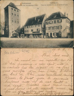 CPA Schlettstadt Sélestat Hexenturm Mit Strassburger Platz 1918 - Selestat