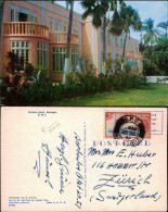 Postcard Barbados Windsor Hotel, Barbados 1957  Gel. Briefmarke Stempel - Barbados (Barbuda)